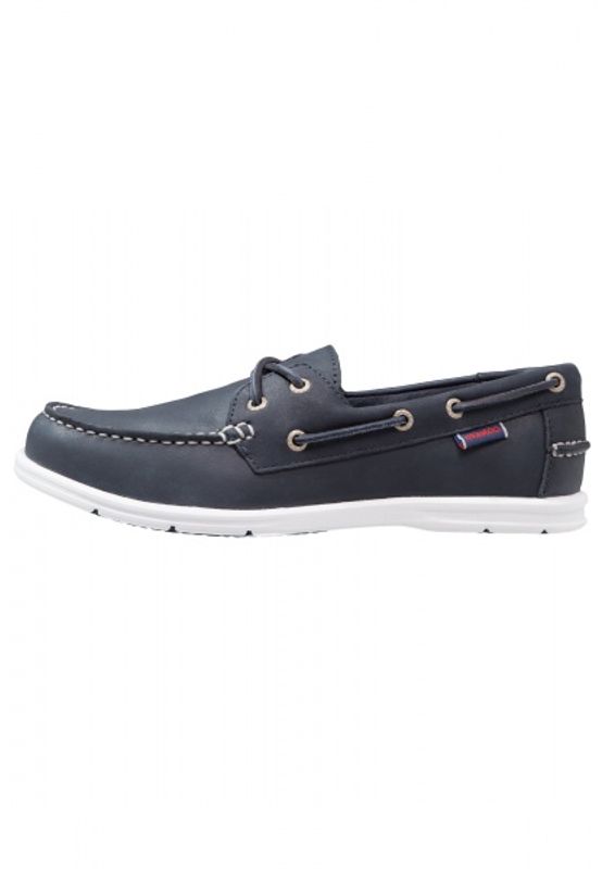 Sebago Litesides Navy Leather Herre