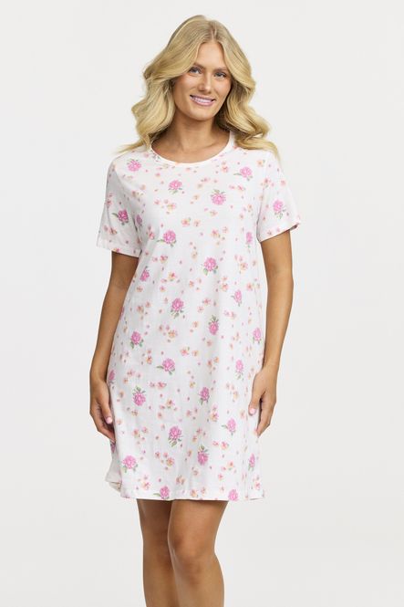 Hovedbilde Damella Nattkjole med kort arm Ass.