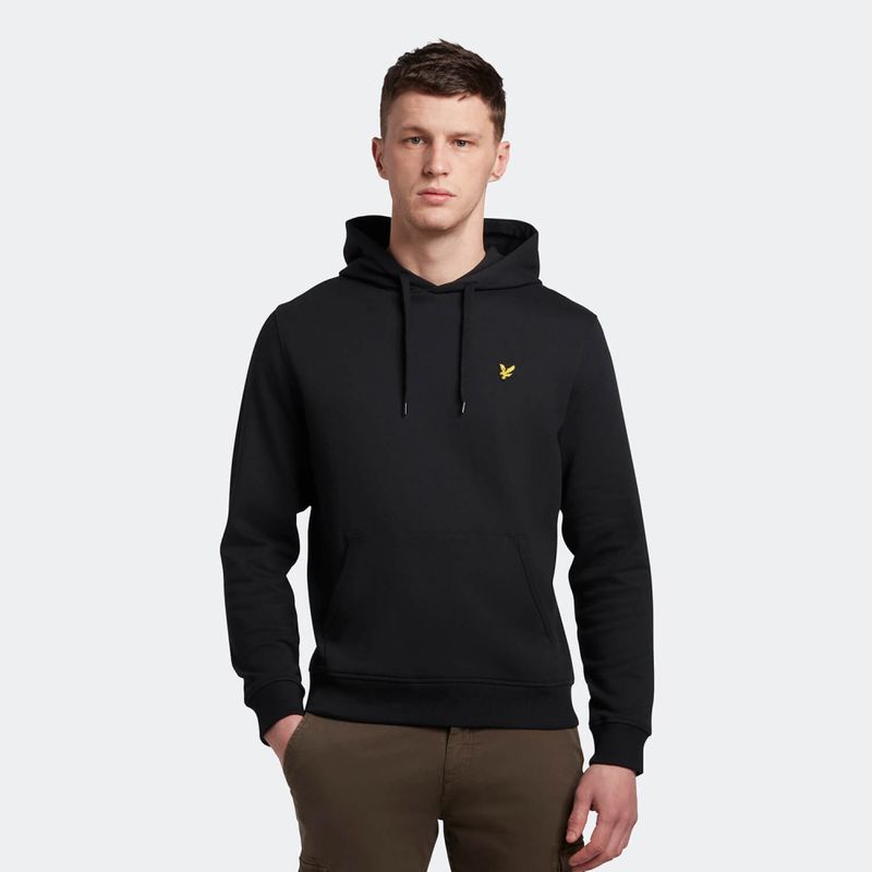 Lyle & Scott Pullover Hoodie Jet Black