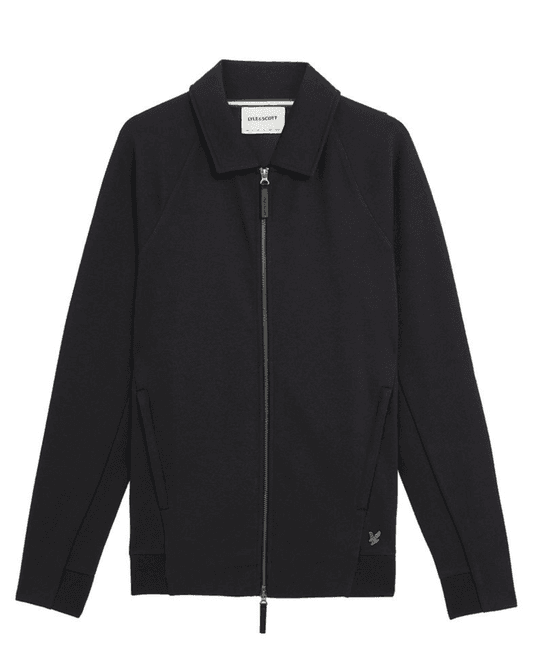 Hovedbilde Lyle & Scott Diagonal Interlock Collared Zip Through Lacquer