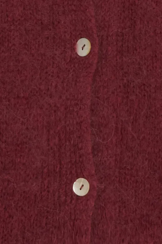 Marta DC Juliana Strikkecardigan Vino