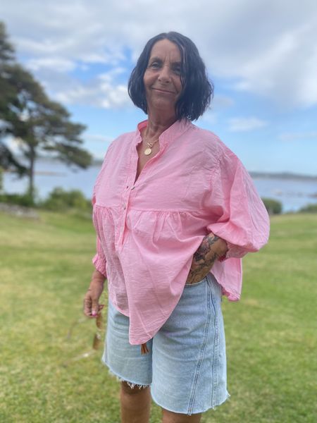 Qnuz Boheme Blouse Bubbelgum