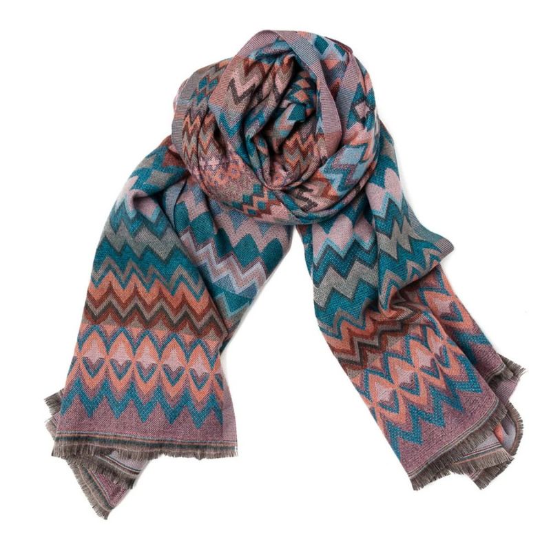 Sun Love Vevet Skjerf Blå