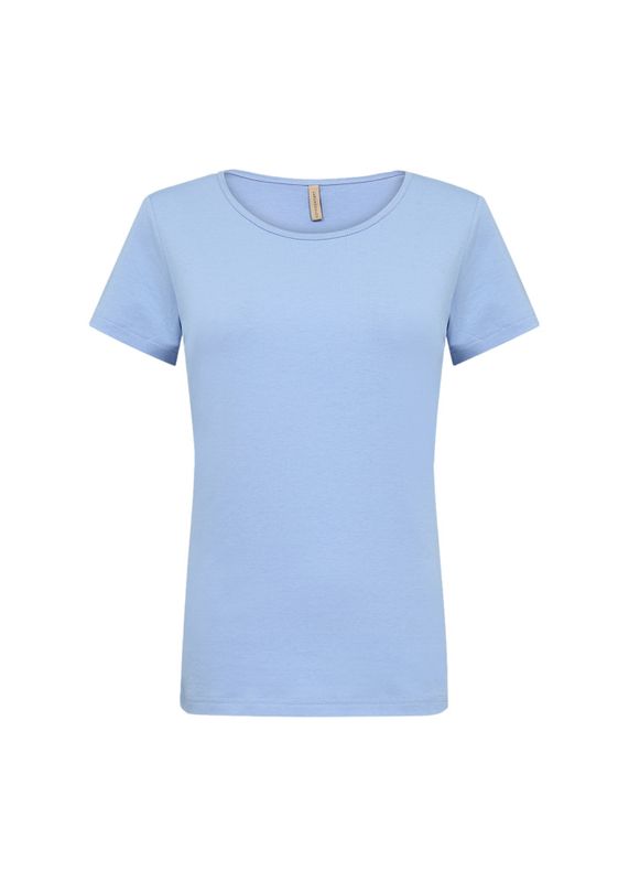 Soyaconcept Pylle T-skjorte Air Blue