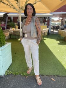 Hovedbilde Pepper Monica Linbukse Beige
