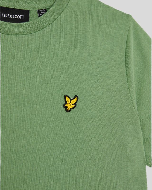 Lyle & Scott Kids Plain T-Shirt Smoke Green
