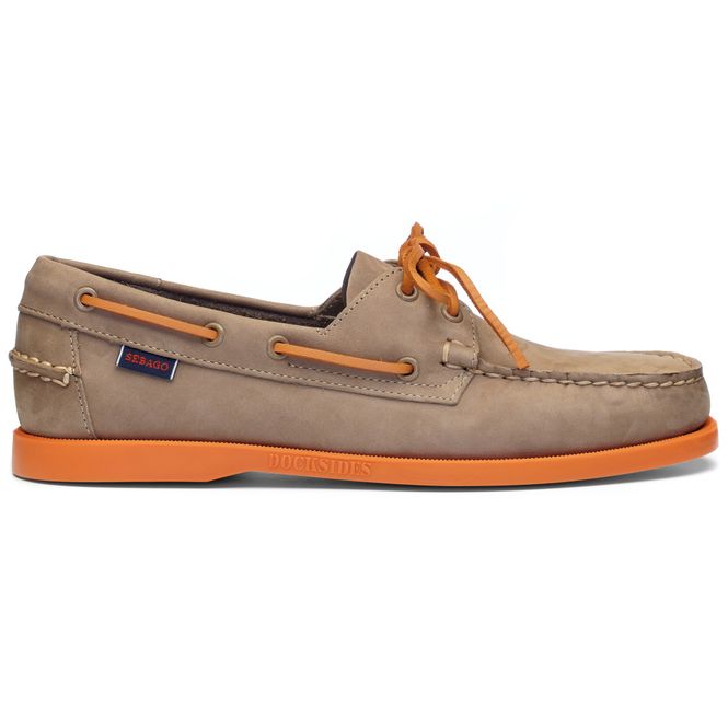 Hovedbilde Sebago Docksides Portland Nubuck Brown Taupe