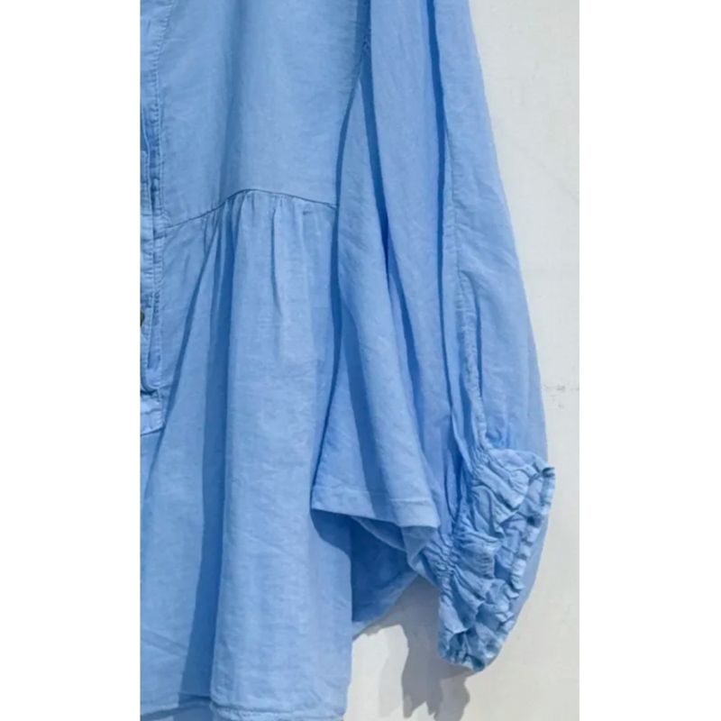 Qnuz Boheme Blouse Pastel Blue