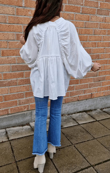 Love Forever Domenique Blouse White