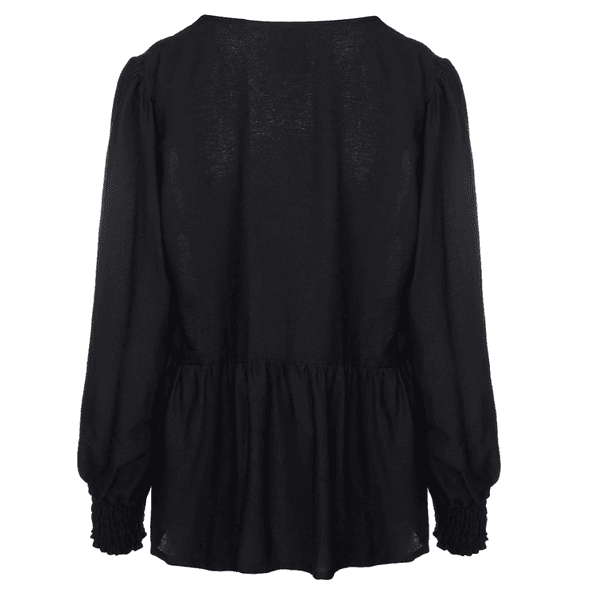 Luxzuz Lyneto Bluse Sort