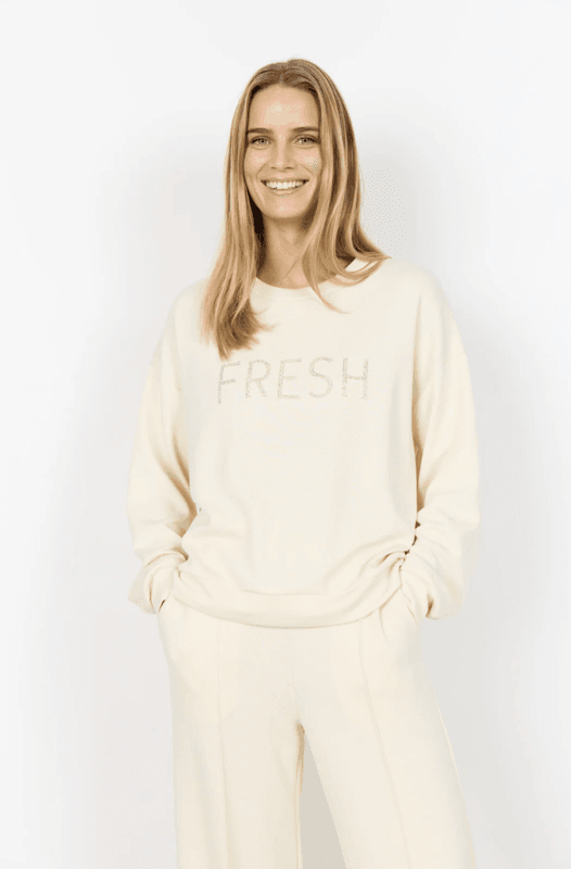 Soyaconcept Banu Fresh Sweatshirt Cream