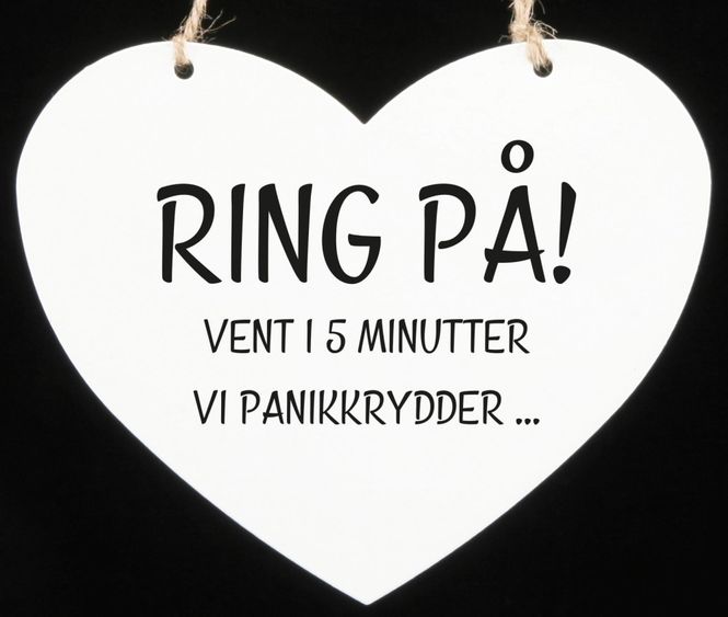 Hovedbilde Skilt hjerte lite Ring på