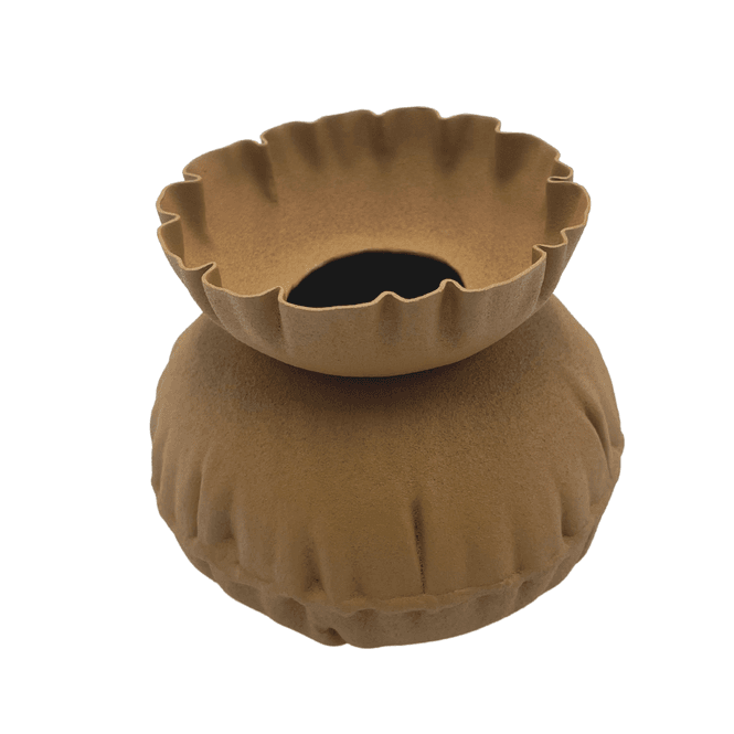 Hovedbilde Vase Mustard Yellow Iron