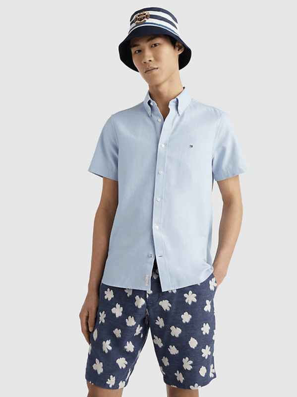 Tommy Hilfiger Cotton Linen Dobby Shirt