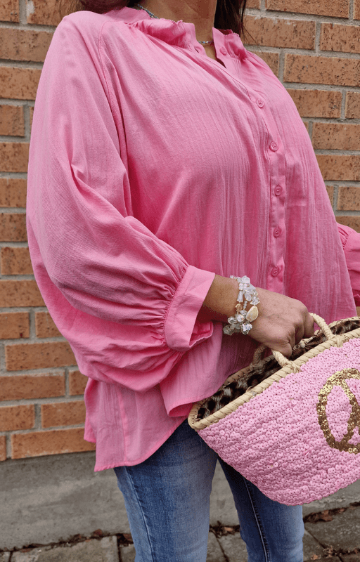 Love Forever Domenique Blouse Pink