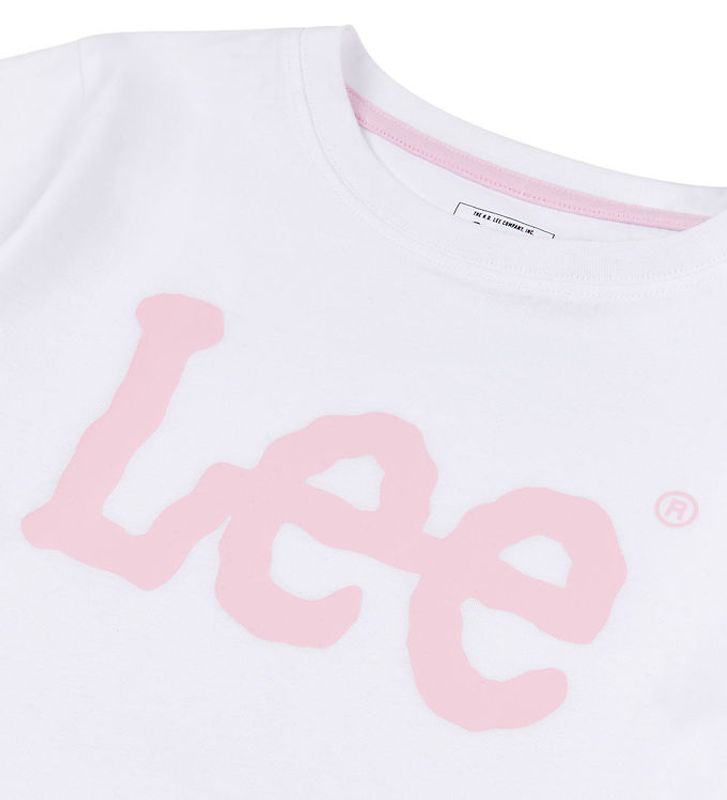 Lee Wobbly Graphic Bright White