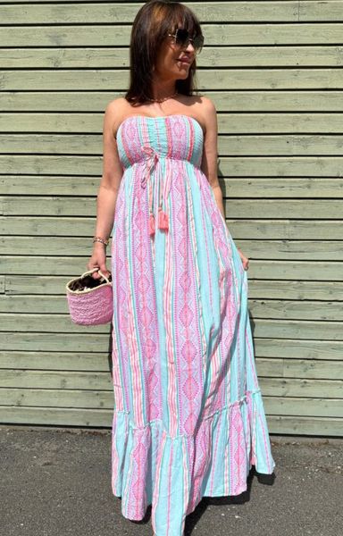 Love Forever Tess Dress Turquoise
