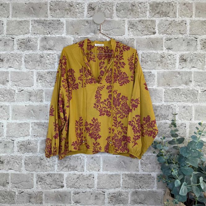 Hovedbilde Cabana Living Mentor blouse Mustard